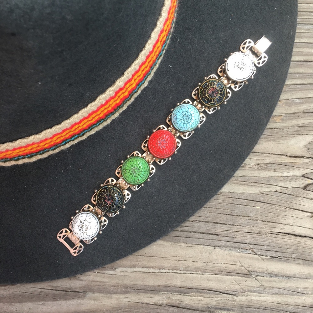 Vintage Button Bracelet
